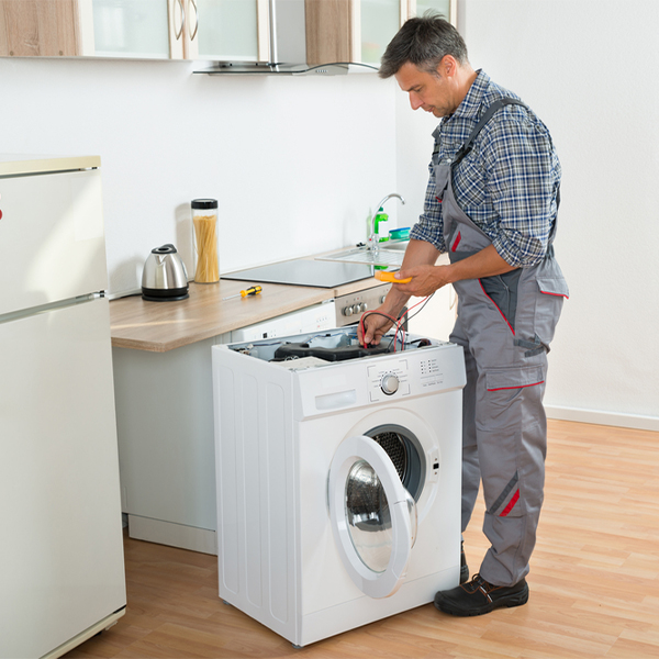 can you walk me through the steps of troubleshooting my washer issue in Okolona MS